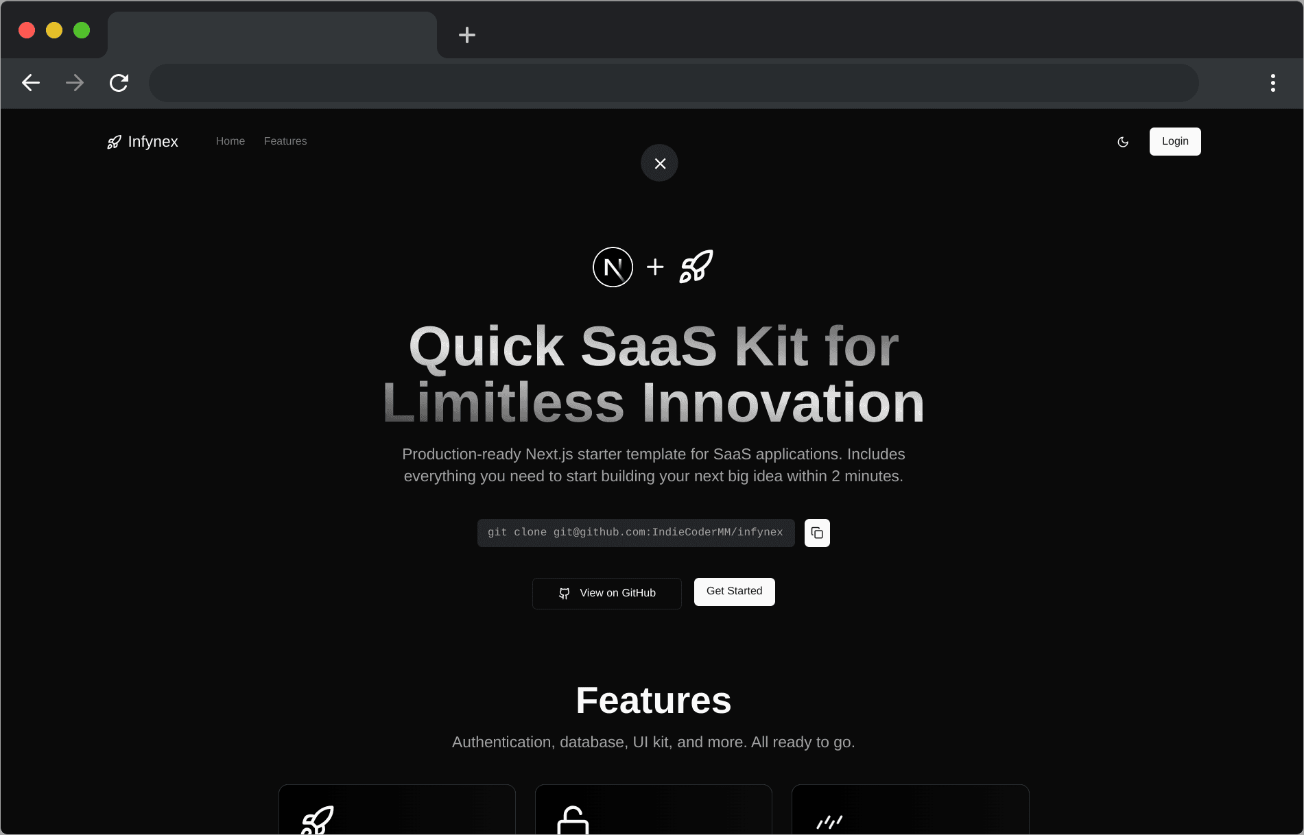 Infynex screenshot 1